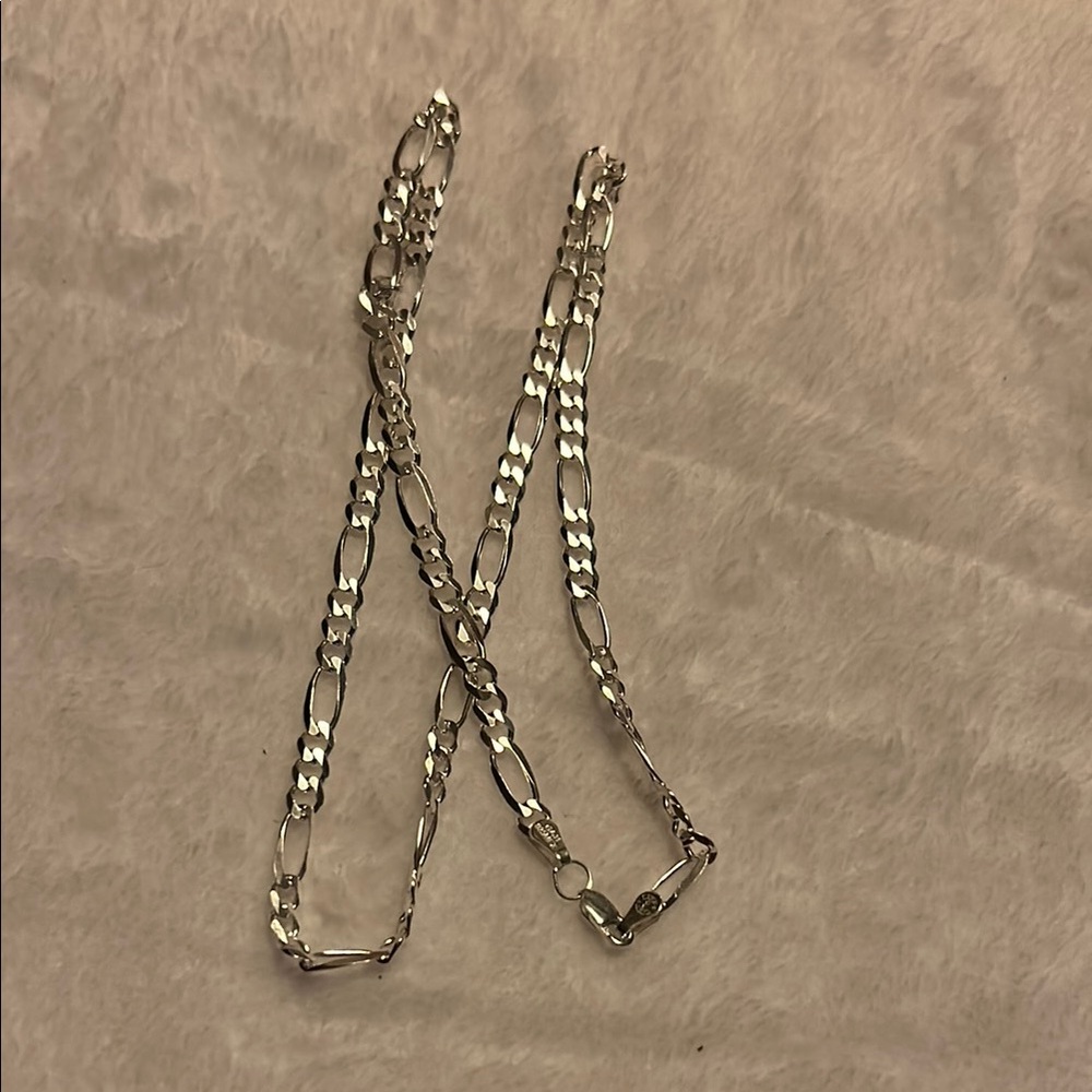 Delicate Silver Cable Chain Necklace - image 3